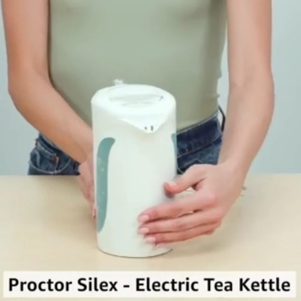 Proctor Silex Electric Tea Kettle, Water Boiler & Heater Auto-Shutoff & Boil-Dry